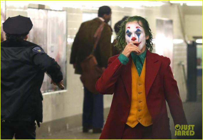 Joaquin Phoenix en el set de rodaje de Joker
