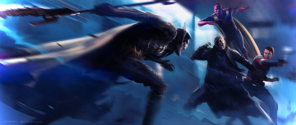 Concept Art de Stephen Schirle para Avengers: Infinity War / Avengers: Endgame