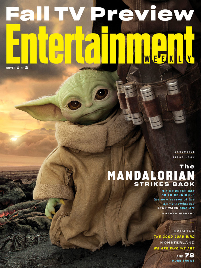 Portada de Entertainment Weekly dedicada a la segunda temporada de The Mandalorian