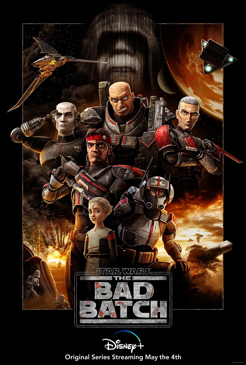 Primer póster de Star Wars: The Bad Batch