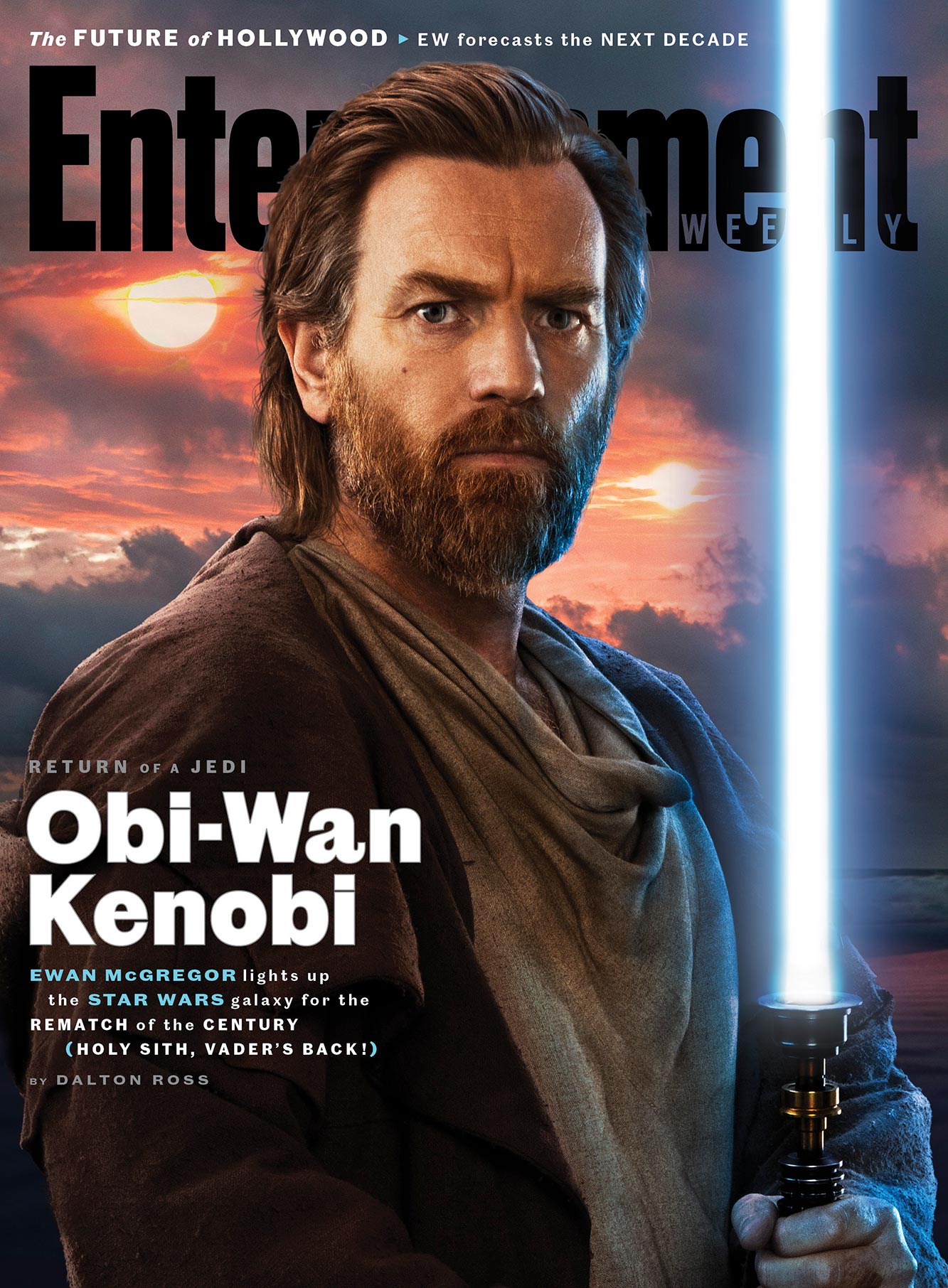 Portada de la revista Entertainment Weekly dedicada a la serie Obi-Wan Kenobi