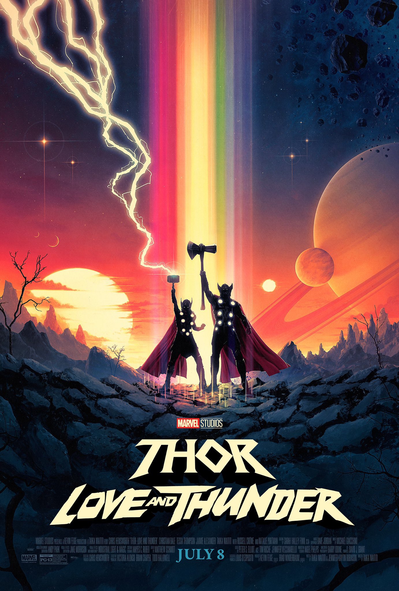 Póster de Matt Ferguson para Thor: Love and Thunder