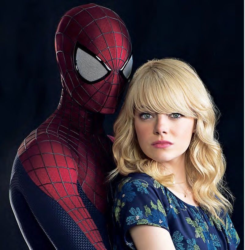 Spider-Man y Gwen Stacy en The Amazing Spider-Man 2