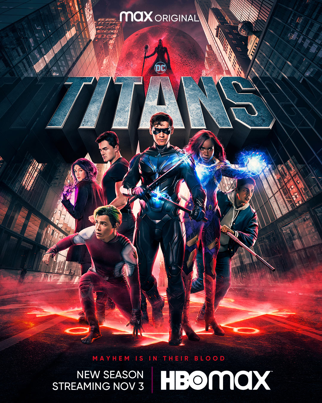 Primer póster de la cuarta temporada de Titans