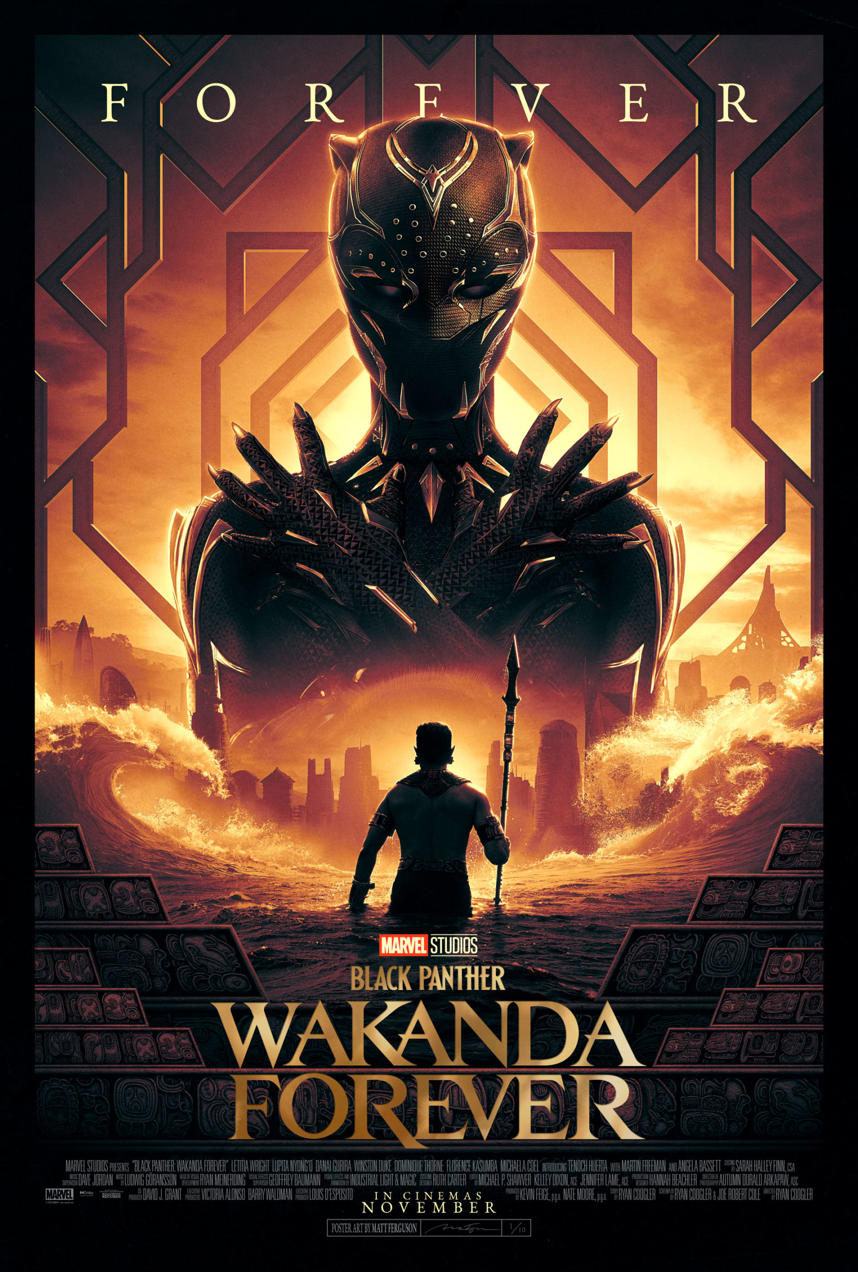 Póster de Black Panther: Wakanda Forever obra de Matt Ferguson