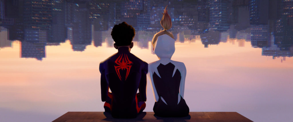 Miles y Gwen en Spider-Man: Across The Spider-Verse
