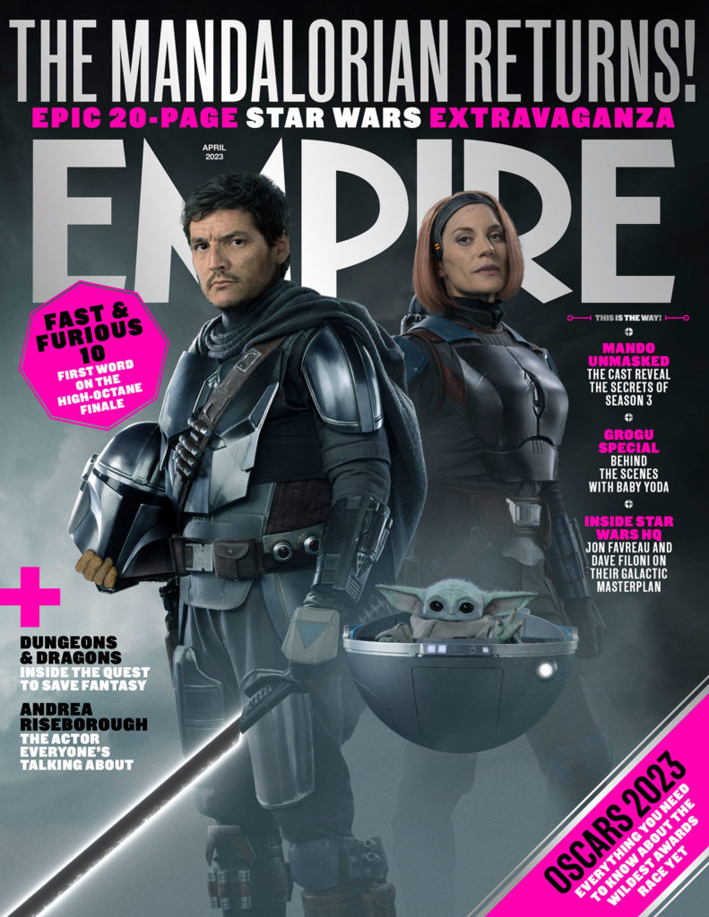 Portada de la revista Empire dedicada a la tercera temporada de The Mandalorian