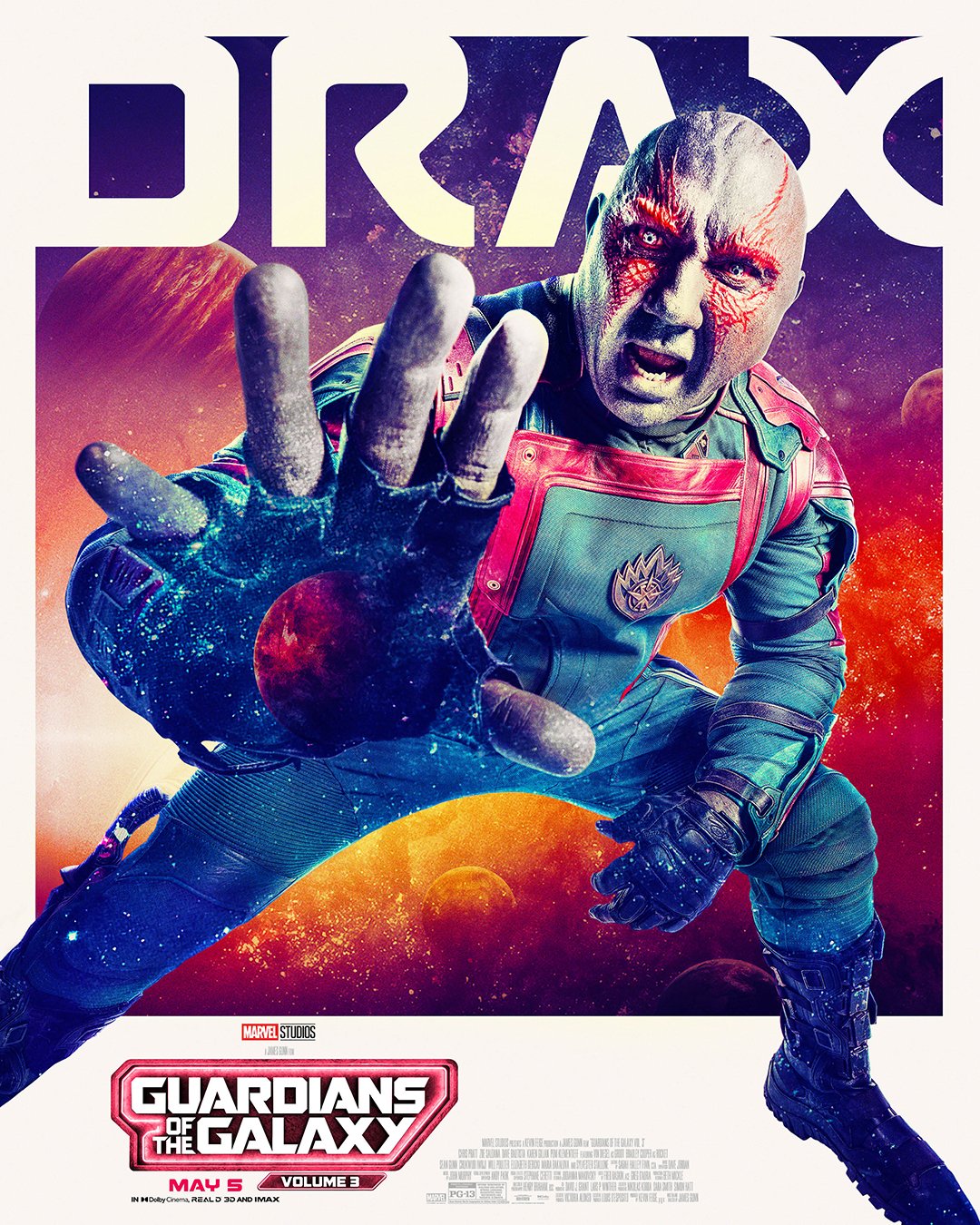Drax en Guardianes de la Galaxia Volumen 3