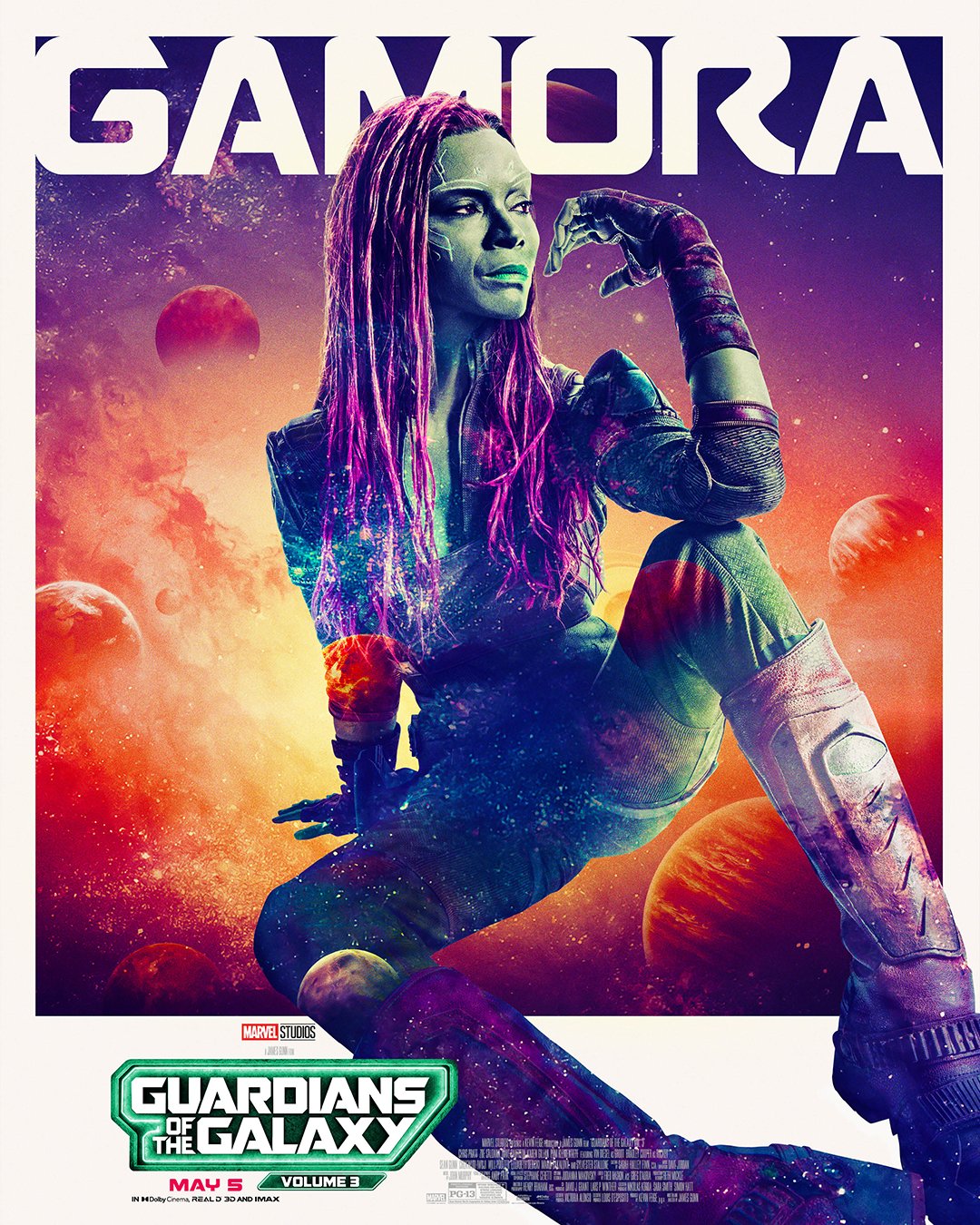 Gamora en Guardianes de la Galaxia Volumen 3