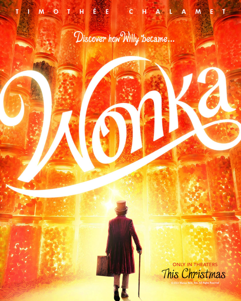 Primer póster de Wonka