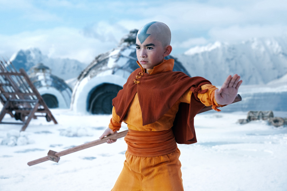 Aang en Avatar: The Last Airbender (Netflix)