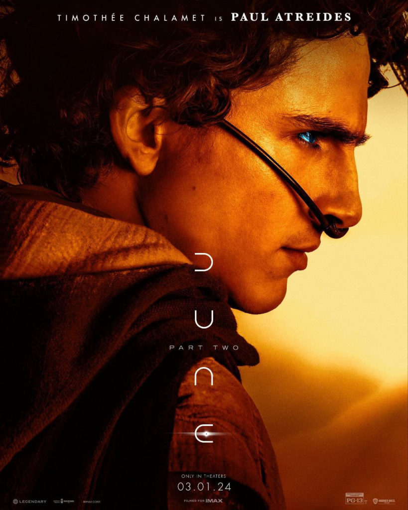 Timothée Chalamet es Paul Atreides de Dune: Parte Dos